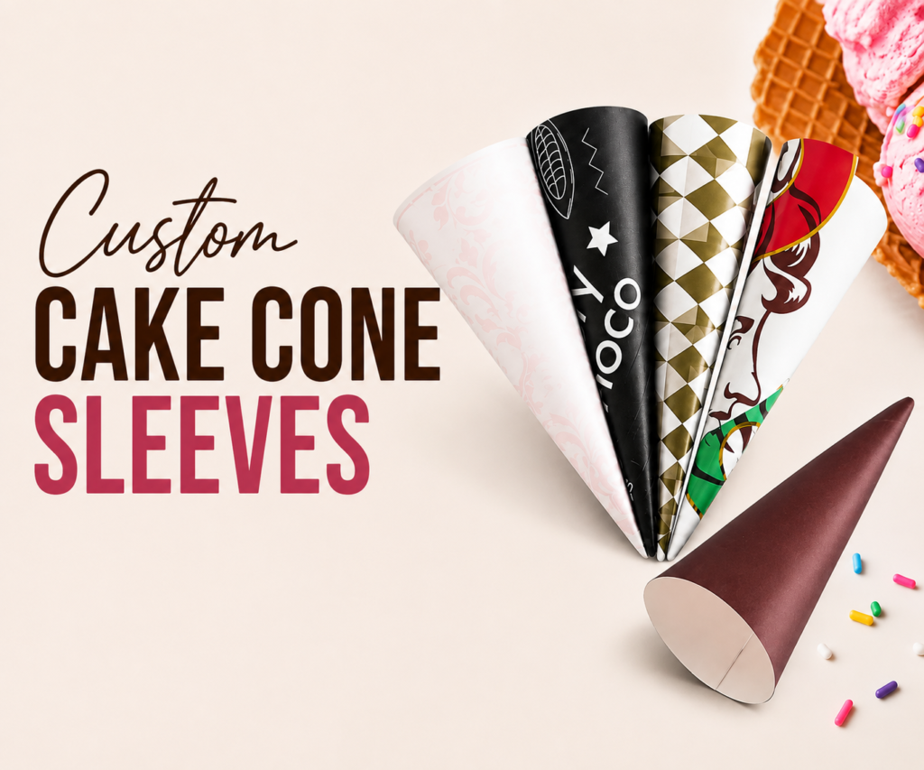 Custom Cake Cone Sleeves