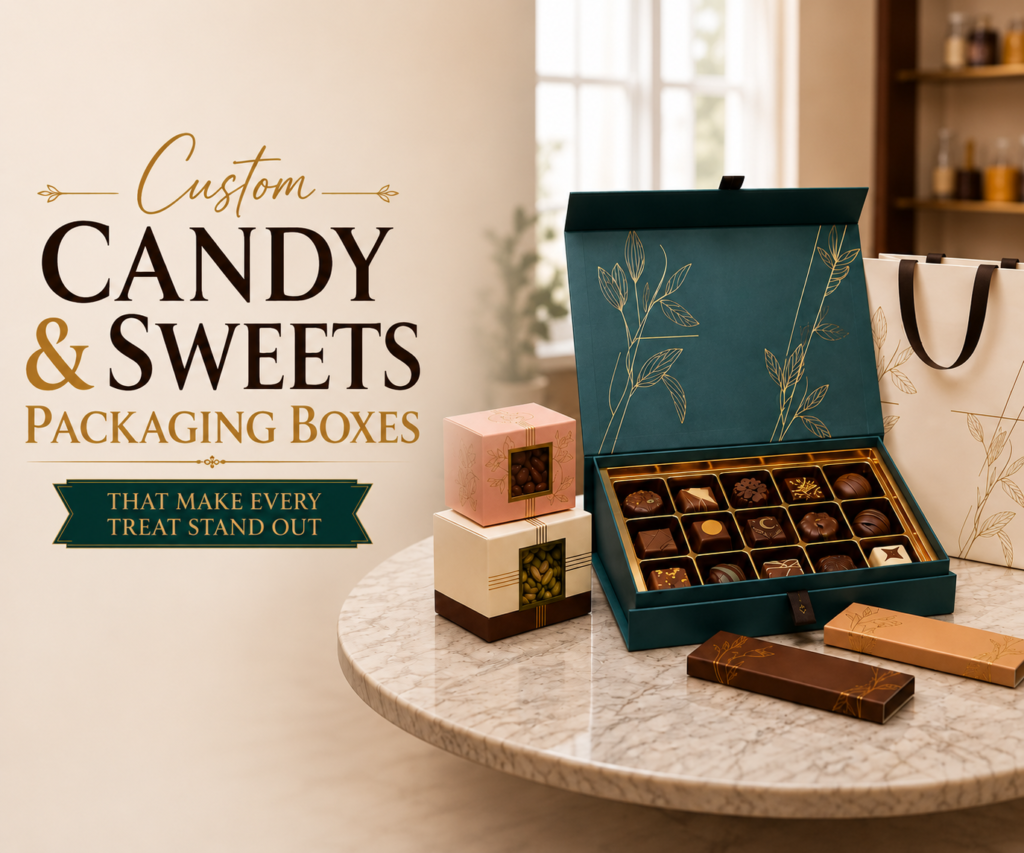 Custom Candy & Sweets Packaging Boxes