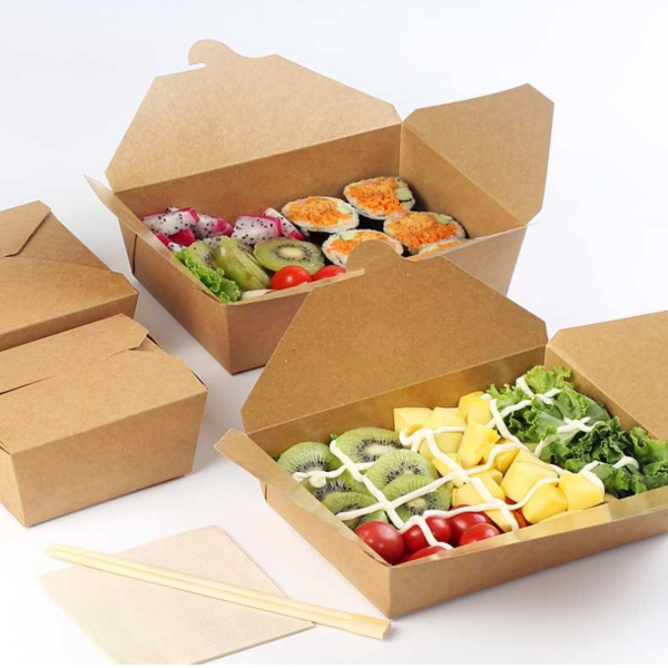 Custom Kraft Brown Take Out Boxes