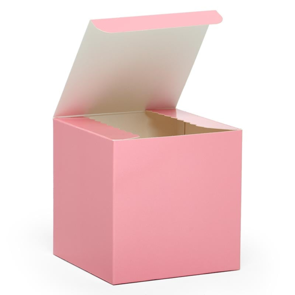 One Piece Color Tinted Kraft Tuck Top Gift Boxes