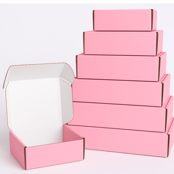 Pink Mailer Boxes