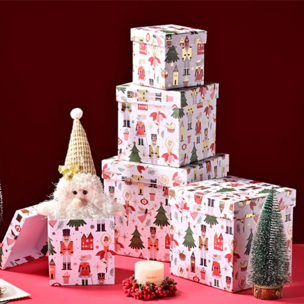Custom Christmas Boxes with Lids