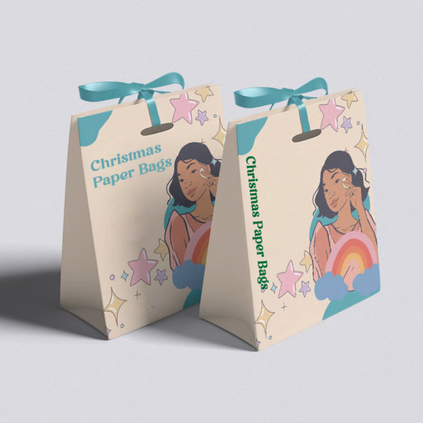 Custom Christmas Paper Bags