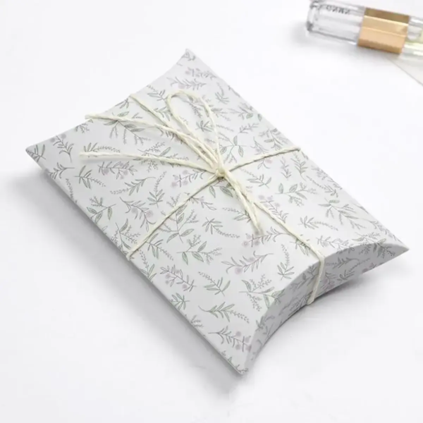 Custom Silver Pillow Boxes